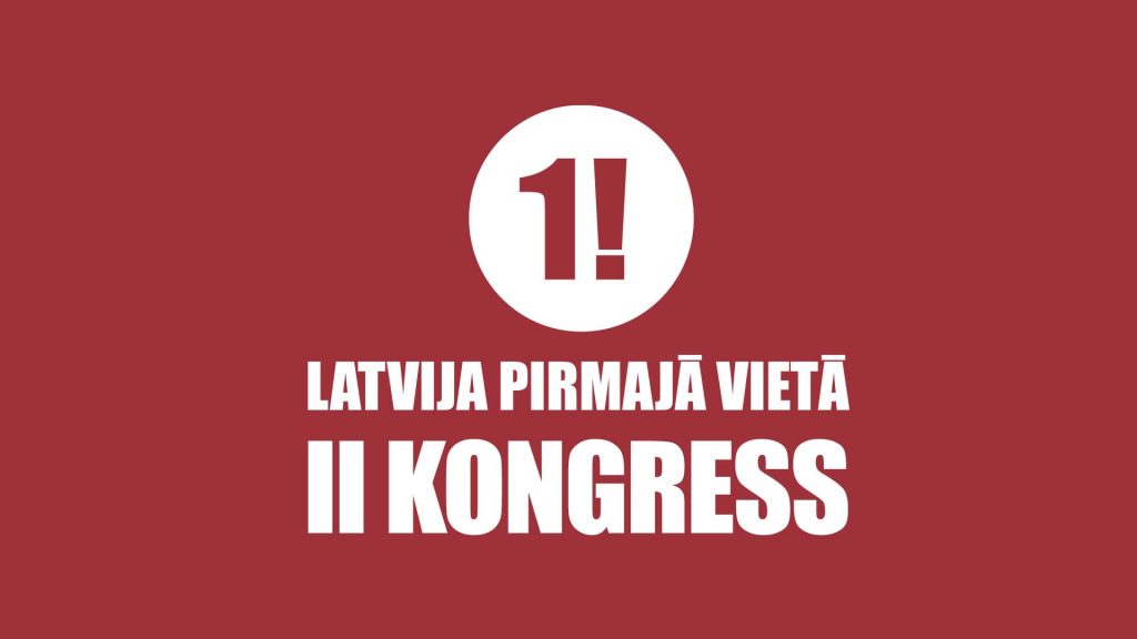 Notiks partijas LATVIJA PIRMAJĀ VIETĀ II kongress