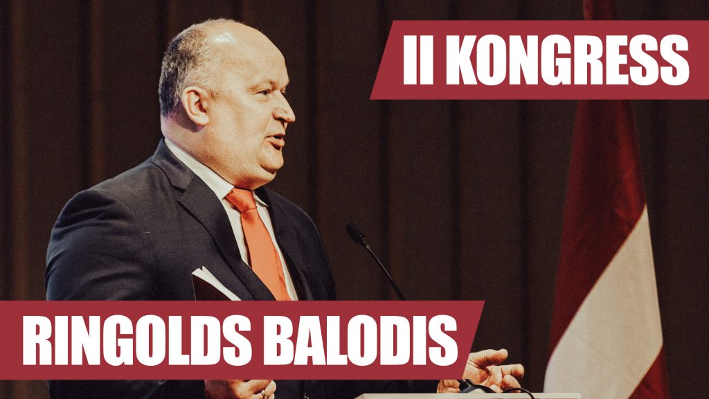 RINGOLDS BALODIS - LATVIJA PIRMAJĀ VIETĀ II KONGRESS