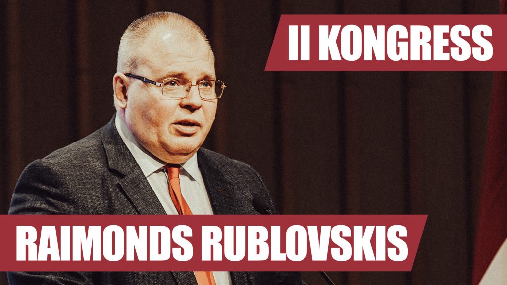 RAIMONDS RUBLOVSKIS - LATVIJA PIRMAJĀ VIETĀ II KONGRESS