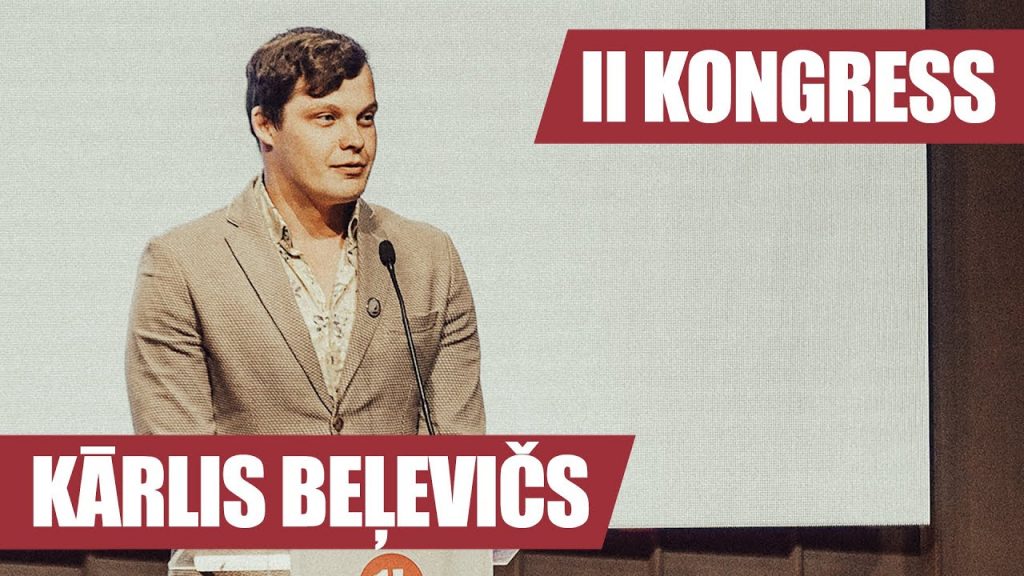 KĀRLIS BEĻEVIČS - LATVIJA PIRMAJĀ VIETĀ II KONGRESS