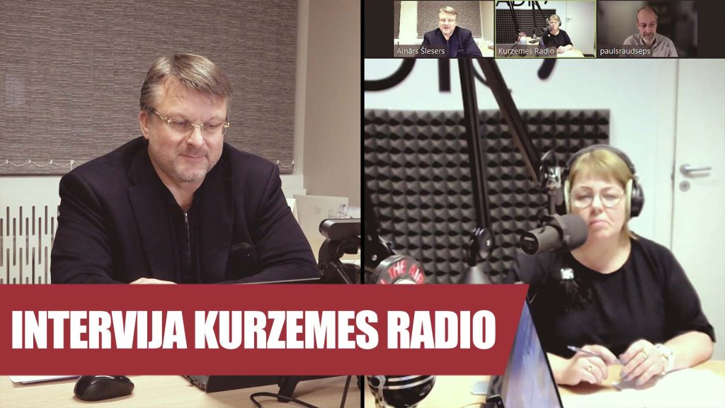 INTERVIJA KURZEMES RADIO - 01.12.2022 | Ainārs Šlesers un Pauls Raudseps