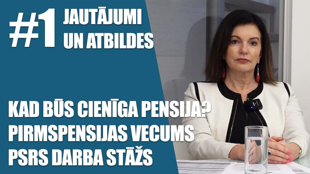 JAUTĀJUMI UN ATBILDES #1 - PENSIJAS, PANSIONĀTI, PSRS DARBA STĀŽS | Ramona Petraviča