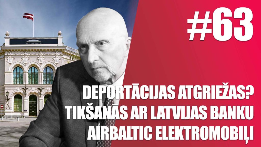 AKTUALITĀTES #63 AR V.KRIŠTOPANU | Deportācijas atgriežas? | Tikšanās ar Latvijas banku | AirBaltic