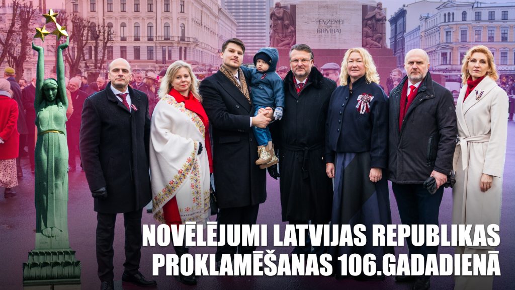 Novēlējumi Latvijas Republikas proklamēšanas 106.gadadienā