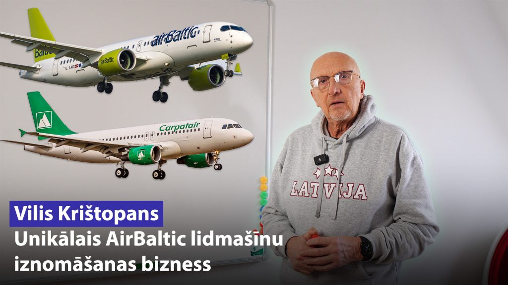 Unikālais AirBaltic lidmašīnu iznomāšanas bizness / VILIS KRIŠTOPANS