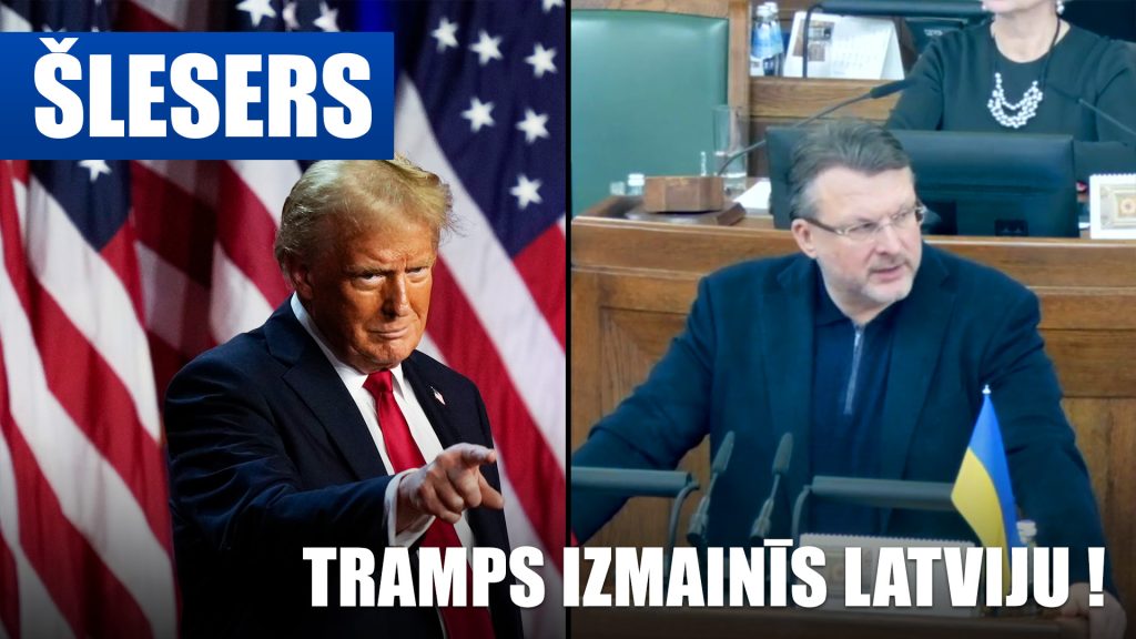 Tramps izmainīs Latviju! / Ārlietu debates Saeimā / AINĀRS ŠLESERS