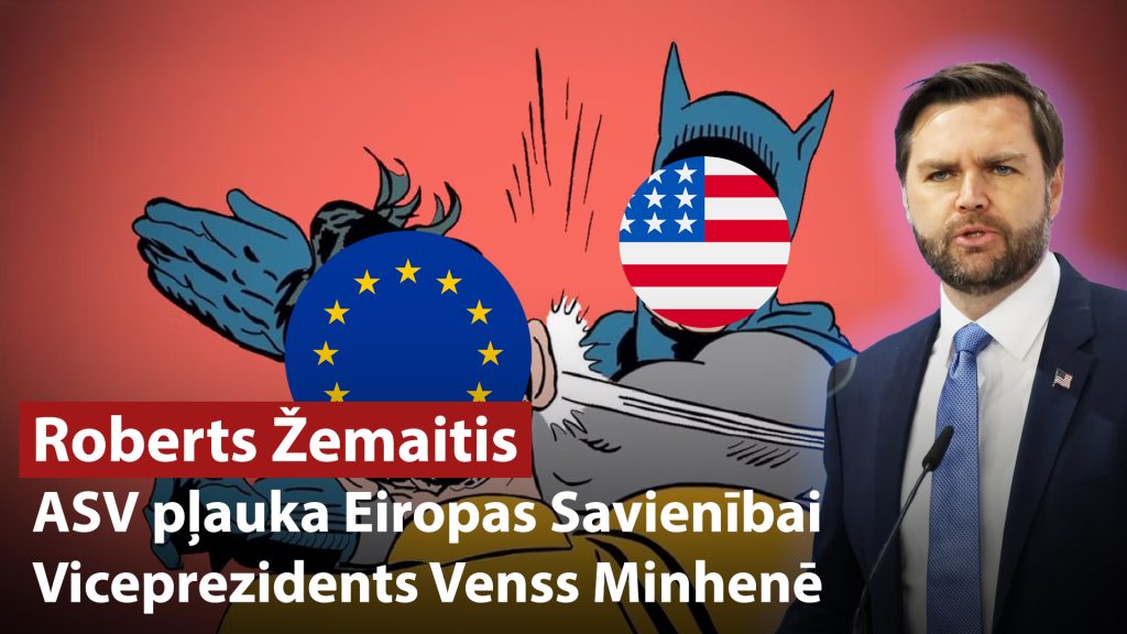 ASV pļauka Eiropas Savienībai / Viceprezidents Venss Minhenē / ROBERTS ŽEMAITIS